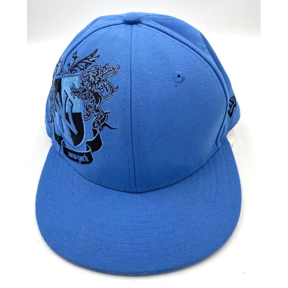New Era New York Yankees Fitted Cap Baby Blue Logo‎ Size 7 1/4